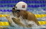 EUROPAMESTER. Verdensrekordholderen i 200 meter brystsvømning er nu også europamester på den halve distance. 