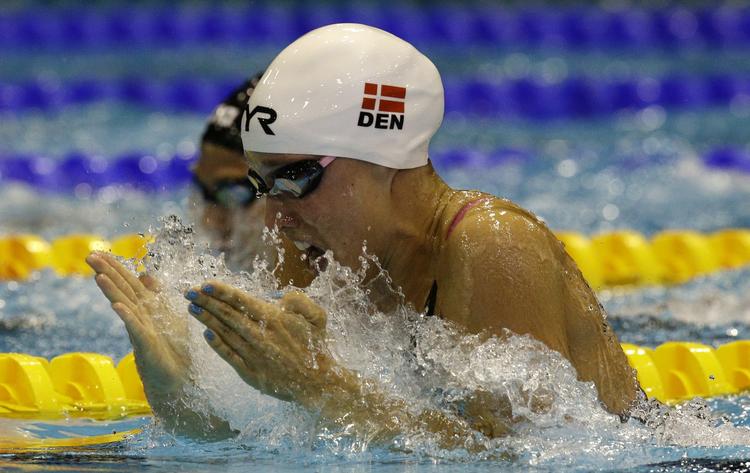 EUROPAMESTER. Verdensrekordholderen i 200 meter brystsvømning er nu også europamester på den halve distance. 
