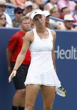pause. Caroline Wozniacki har gjort det flot på det hårde underlag frem mod US Open. Men danskeren kom ikke videre i sin yndlingsturnering. 