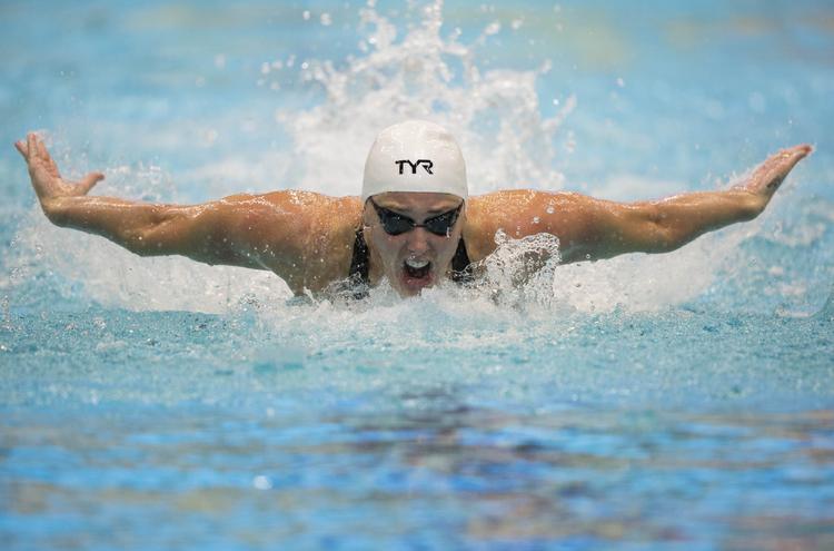HURTIGST. Indledende heat er noget, der bare skal overstås, siger Jeanette Ottesen efter at have været hurtigere end Sarah Sjöstrom. 