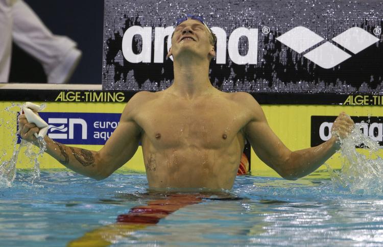 Sejr. Viktor Bromer førte fra start til slut og kan nu kalde sig europamester. 