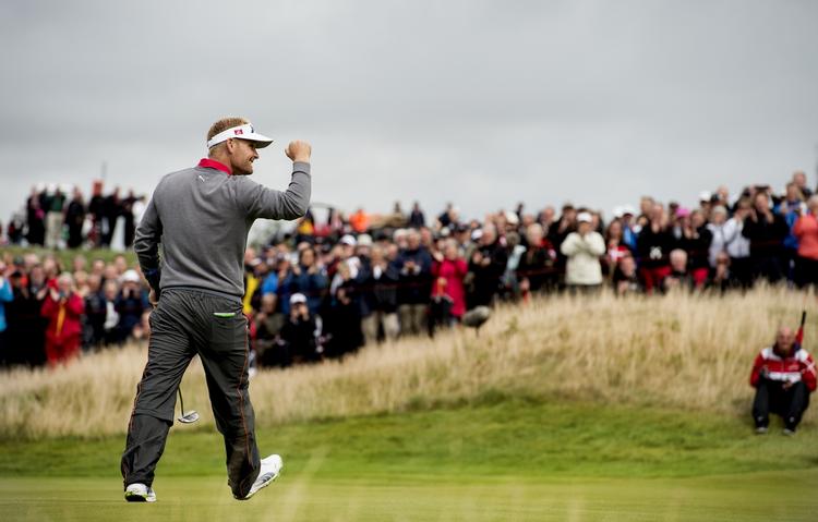Himmerland. Her ses Søren Kjeldsen under golfturneringen 'Made in Denmark', der blev spillet i Himmerland i sidste uge. 