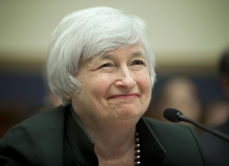 chefen. Janet Yellen overtog tidligere på året posten som leder af USA's centralbank fra Ben Bernanke, som netop brugte mødet i Jackson Hole til at signalere ændringer i pengepolitikken. 