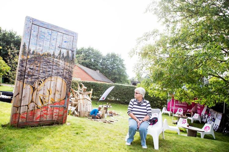 Genganger. Nanna Møller Kristensen, Nykøbing Mors, ville slet ikke have været med på Kulturmødet, men nu håber hun, at det bliver en fast tradition: Kunst og kultur får folk til at tale sammen, og man får udvidet sin horisont, oplever hun. 