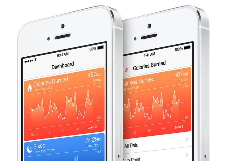 SELVMÅL. Apples nye sundheds-app, Health (bill.), kommer med iOS8, der forventes lanceret sammen med iPhone 6 9.september. Men nogle læger er ikke begejstrede for udviklingen. (Foto PR/Apple) 