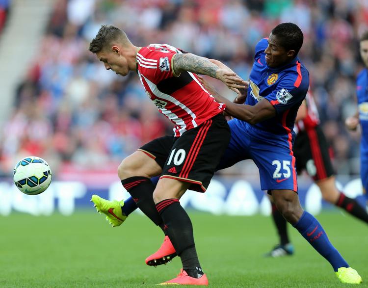 1-1. Man skulle lede længe efter det smukke spil i kampen mellem Sunderland og Manchester United. 