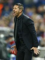 ærgerlig. Atletico-træner  Diego Simeone så sine spillere løbe forgæves stormløb mod Chelseas kompakte defensiv. 