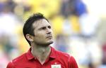 stopper. Frank Lampard var anfører, da han under VM spillede sin sidste landskamp for England. 
