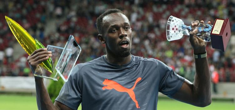 annoncesøjle. Usain Bolt har også en del andre opgaver end de rent atletik-orienterede. 