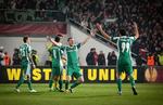 Ludogorets. Cosmin Moti (i midten) kunne også juble i sidste sæson, hvor det bulgarske hold nåede til 1/8-finalen i Europa League efter at have besejret italienske Lazio. 