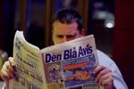 Slut. Til jul er papirudgaven af Den Blå Avis fortid 