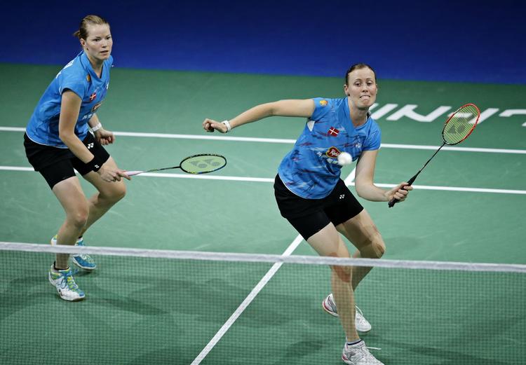 slået. Christinna Pedersen og Kamilla Rytter Juhl kunne ikke leve op til deres andenseedning ved VM. 