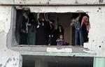 Itu. Husene er ødelagte i Shijaiyah i det nordlige Gaza. 