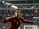 SKADET. En skade i en kamp for Toulouse i går koster Martin Braithwaite deltagelsen i næste uges kampe mod Tyrkiet og Armenien. 