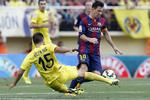 Dyrekøbt. Barcelonas sejr over Villareal blev ikke uden malurt i bægeret da flere af klubbens profiler blev skadet. 