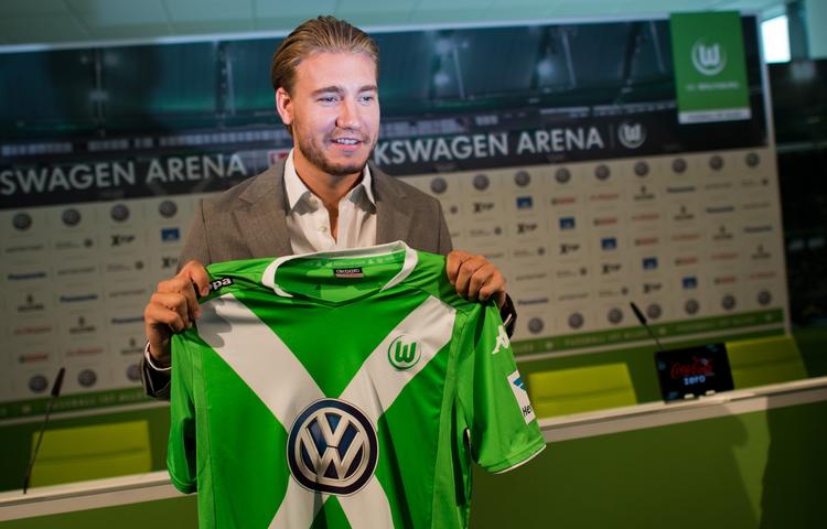 debut. Wolfsburg er sidste chance for Nicklas Bendtner, hvis danskeren skal få gang i sin karriere igen. 