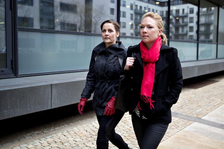 SF. Pia Olsen Dyhr (SF) med sin skatteordfører, Lisbeth Bech Poulsen (SF). 