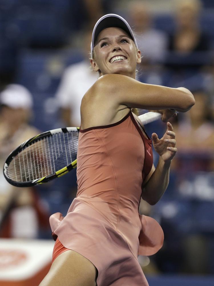 Usårlig. Caroline Wozniacki har fredag for tredje gang i karrieren mulighed for at spille sig i finalen ved US Open. 