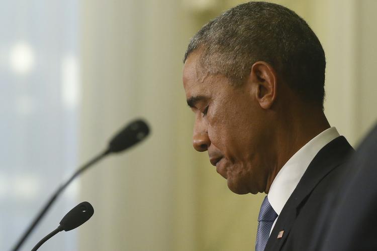 drab. Den amerikanske præsident Barack Obama væmmes ved de to drab på amerikanske journalister, som Islamisk Stat har udsendt videoer af. Han lover, at USA vil finde de ansvarlige og stille dem til regnskab for deres udåd. 