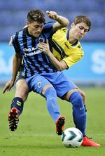 investering. Fredrik Semb (th9 er en af to spillere fra norsk fodbold, som Brøndby-formand Jan Bech Andersen har invcesteret i. 