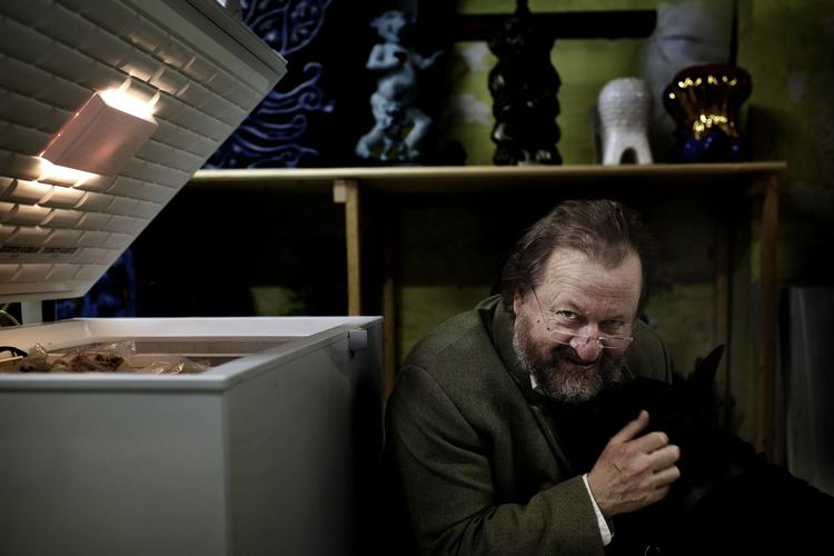 Sats. Det kinesiske publikum får blandt andet fornøjelsen af kunstneren Bjørn Nørgaard. 