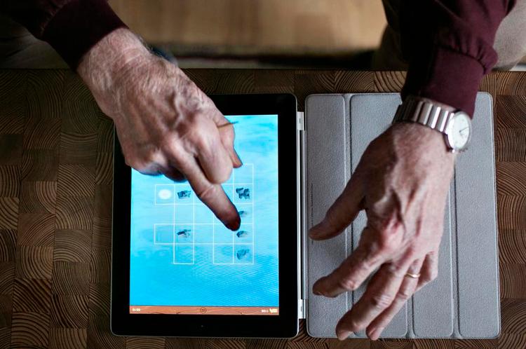 Populære. Tablets er yderste populære blandt ældre, viser en ny amerikansk undersøgelse. Arkivfoto: Miriam Dalsgaard 