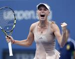 Finale? Det er blot fjerde gang i 30 forsøg, at Wozniacki er blandt de sidste fire i en grandslamturnering. 