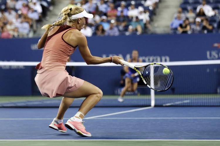 fremad. Wozniacki har været i blændende form siden midten af juli. Det hele kan kulminere i denne weekend i New York. 