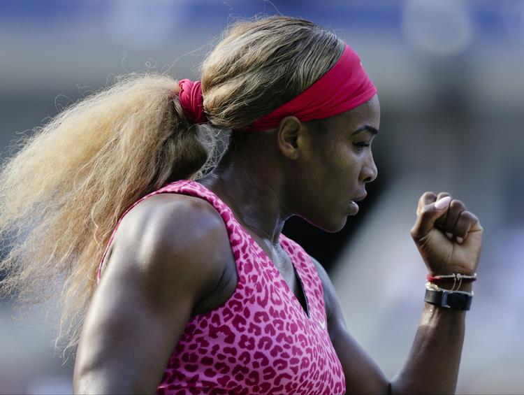 Let. Serena Williams fik langt mindre sved på panden i dag, end Caroline Wozniacki gjorde. 