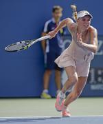 løbestærk. Caroline Wozniacki får brug for både sine bedste slag og sin evne til at løbe alle bolde op, når hun står over for Serena Williams i US Open-finalen. 