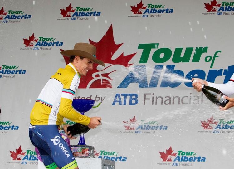 Vinder. Etapesejren i Tour of Alberta var Daryl Impeys tredje dagsgevinst i denne sæson. 