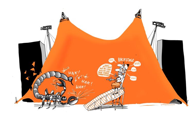 Tegning. Jørn Villumsen 