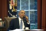 PLAN. Her taler præsident Obama med Saudi Arabiens kong Abdullah fra sit skrivebord i Det Hvide Hus inden han i nat dansk tid løfter en del af sløret for den plan, der skal være med til at nedkæmpe IS. 