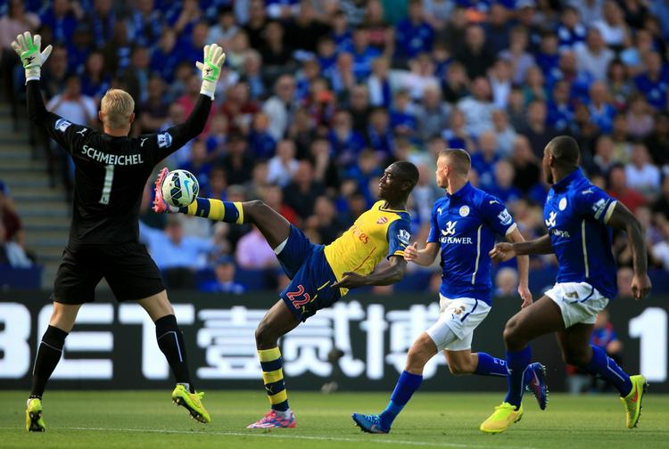 1-1. For anden gang i denne sæson var der point til Kasper Schmeichel og Leicesters oprykkere. 