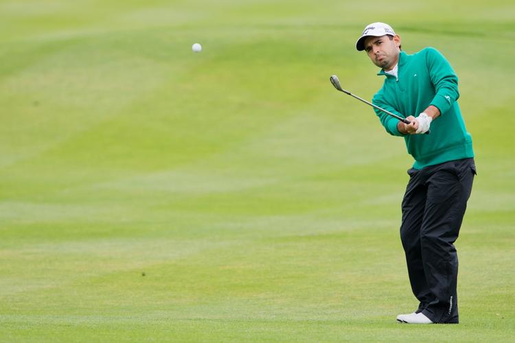 ramt. Paraguays Fabrizio Zanotti på banen i Köln, hvor han tidligere på sommeren vandt BMW International Open. 