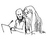 Hackersagen: Forsvareren for den svenske anklagede, Varg, og ham selv. 