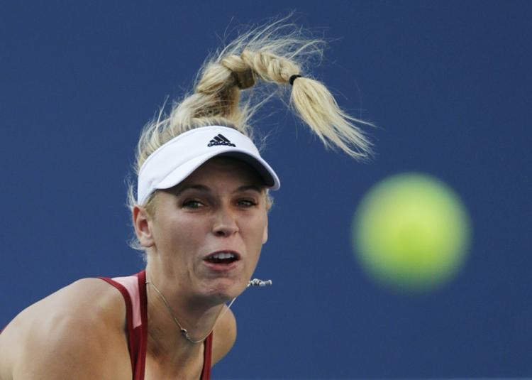 Tilbage. Wozniacki ankom til Japan i går efter at have tilbragt et par fridage i New York. 