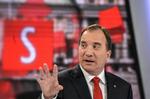FAVORIT. Stefan Löfven fra Socialdemokraterna ligner på nuværende tidspunkt en kommende svensk statsminister, men han får travlt med at trække borgerlige partier henover midten efter valget i morgen. 