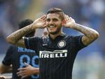 HATTRICK. Med målene til 1-0, 3-0 og 5-0 bidrog Mauro Icardi til Inters storsejr. 