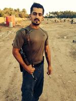 Peshmerga. 24-årige Hama Kareem Jaf fra Danmark har tilsluttet sig den kurdiske hær, peshmerga, i kamp mod IS. 