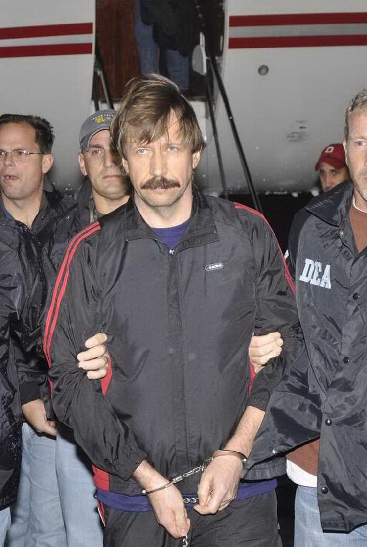 fældet. Viktor Bouts lukrative karriere som international våbenhandler sluttede i 2008. 