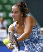 0-6. Jarmila Gajdosova har aldrig tidligere besejret Caroline Wozniacki. 
