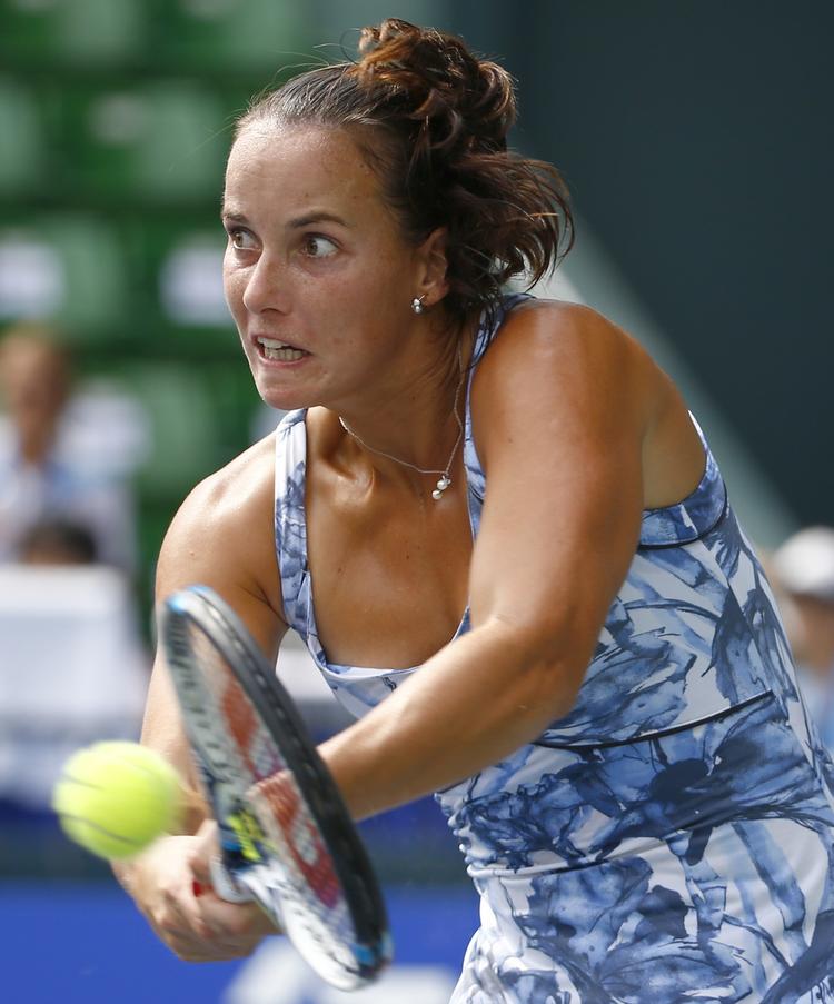 0-6. Jarmila Gajdosova har aldrig tidligere besejret Caroline Wozniacki. 
