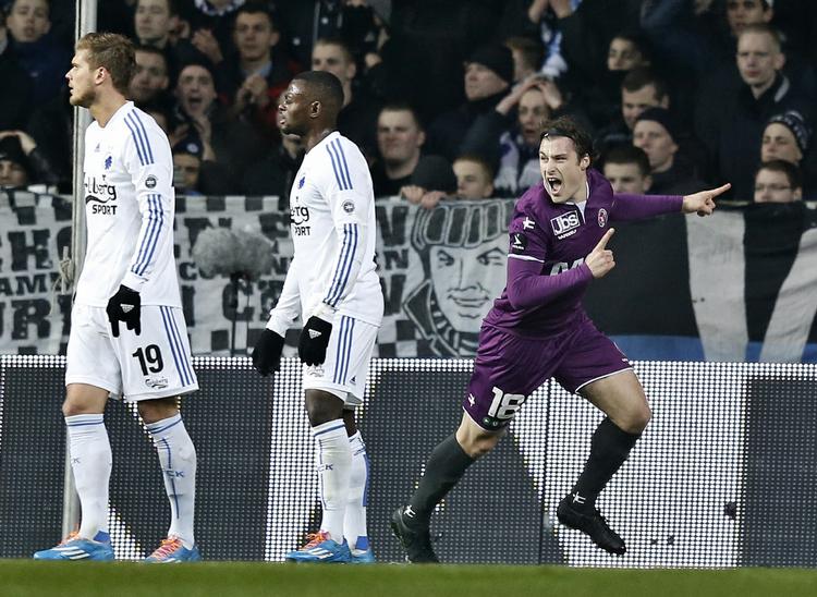 Transferkollaps. Erik Sviatchenko (th) var i sommer på vej til FCK, men klubbern kunne ikke blive enige. 