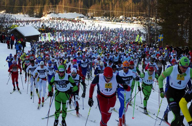 UDSOLGT. Nu er også de to dage med 'åbent spor' inden Vasa-løbet helt udsolgt. Over 33.000 skal altså gå Vasa i marts 2015. 