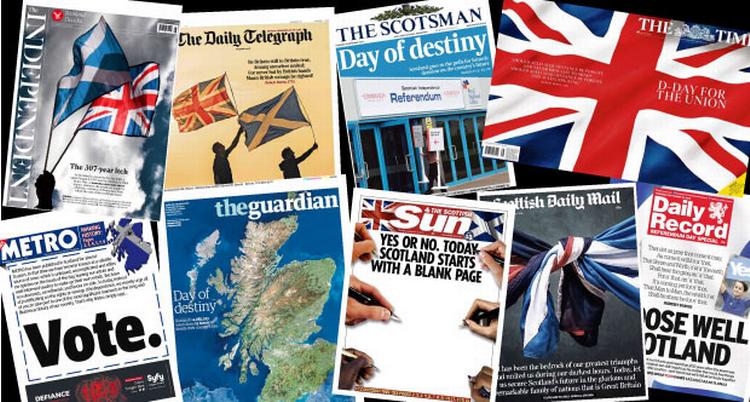 AVISCOLLAGE. Politiken har samlet en stor stak stærke avis forsider. 