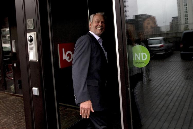 Alliancer. Formand Dennis Kristensen fra FOA vælger at tale på DF's landmøde. 