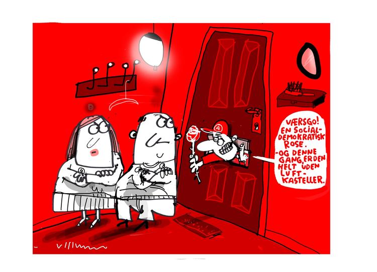 Tegning. Jørn Villumsen 