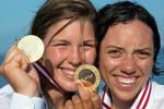 MEDALJE-HATTRICK. Efter to gange EM-guld har Marie Thusgaard (tv.) og Ida Marie Baad sikret sig en VM-sølvmedalje. 