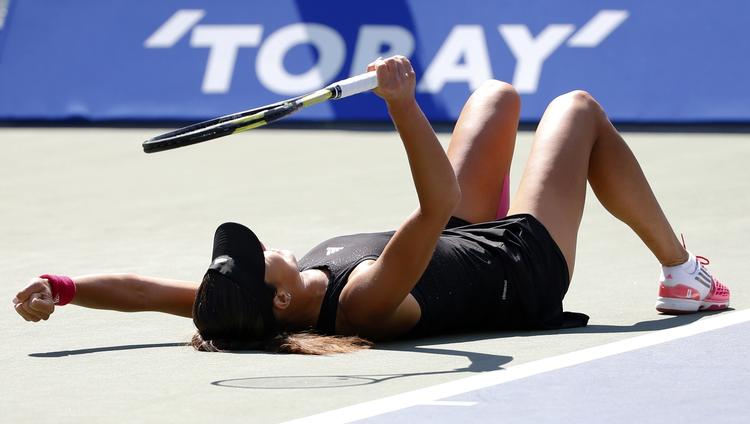 MESTEREN. Med årets fjerde WTA-titel er Ana Ivanovic godt på vej mod sæsonfinalen sammen med Caroline Wozniacki. 